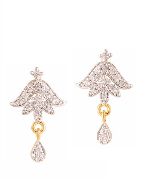 parijaat pack of cz stud earrings - 12796914 - Very Small Image - 1