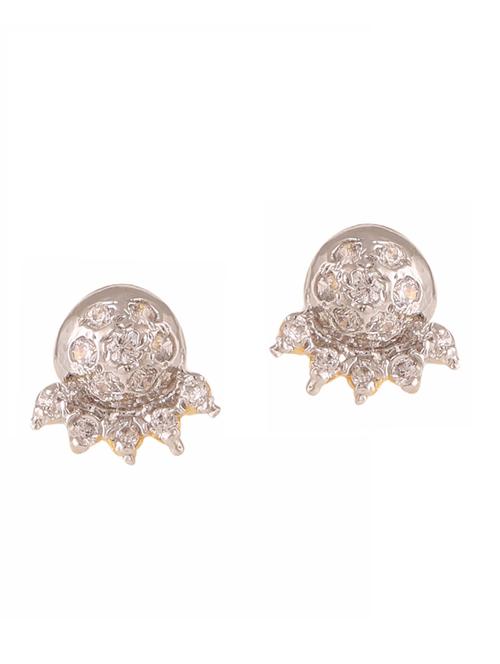 parijaat pack of cz stud earrings - 12796919 - Very Small Image - 1