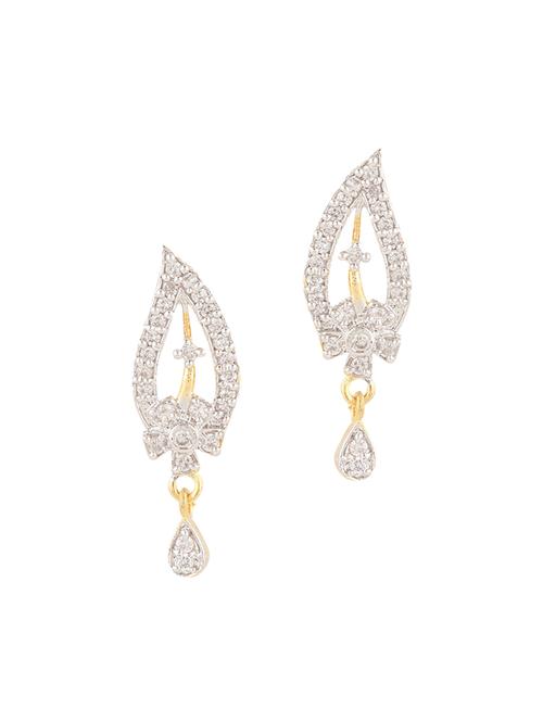 parijaat pack of cz stud earrings - 12796934 - Very Small Image - 1