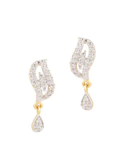 parijaat pack of cz stud earrings - 12796935 - Very Small Image - 1