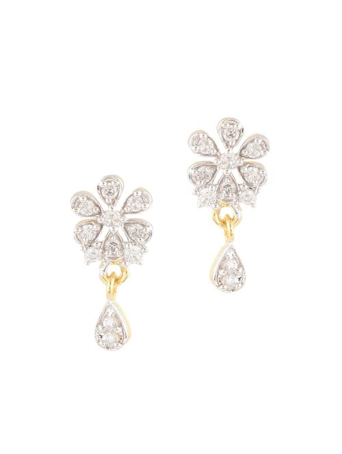 parijaat pack of cz stud earrings - 12796940 - Very Small Image - 1