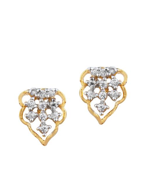 parijaat pack of cz stud earrings - 12796948 - Very Small Image - 1