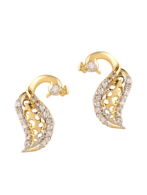 parijaat pack of cz stud earrings - 12796953 - Very Small Image - 1