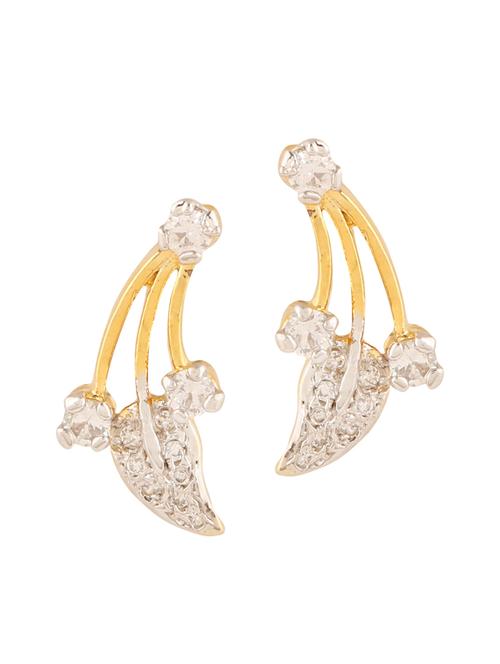 parijaat pack of cz stud earrings - 12796967 - Very Small Image - 1