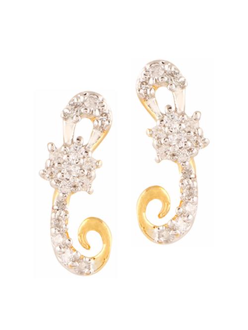 parijaat pack of cz stud earrings - 12796969 - Very Small Image - 1