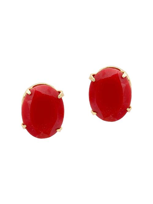 parijaat pack of cz stud earrings - 12797040 - Very Small Image - 1