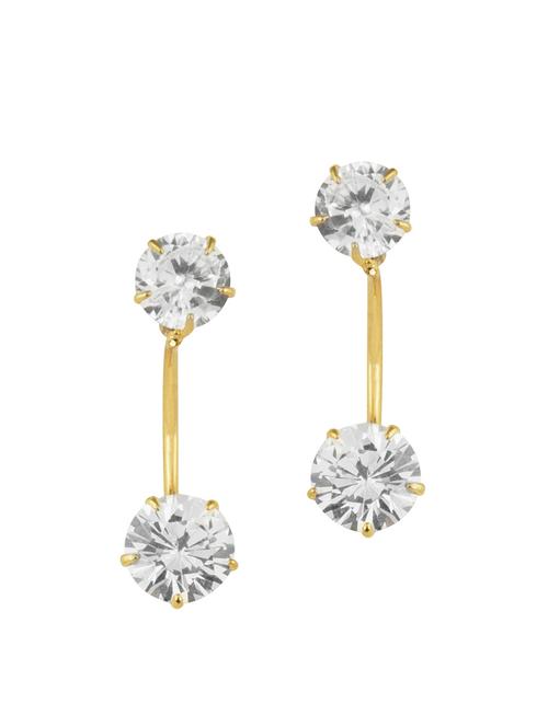 parijaat pack of cz stud earrings - 12797041 - Very Small Image - 1