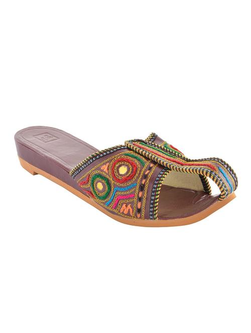 multi colored embroidered sandals - 12798446 - Very Small Image - 1