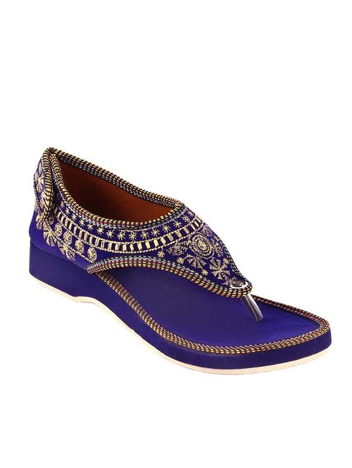 blue ethnic sandals - 12799800 - Very Small Image - 1