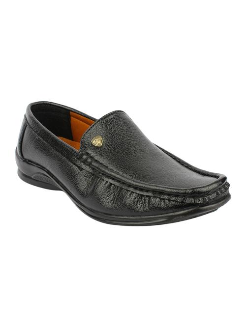 black Leatherette slip on loafer - 12800462 - Very Small Image - 1