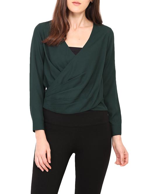 green wrap top - 12802405 - Very Small Image - 1