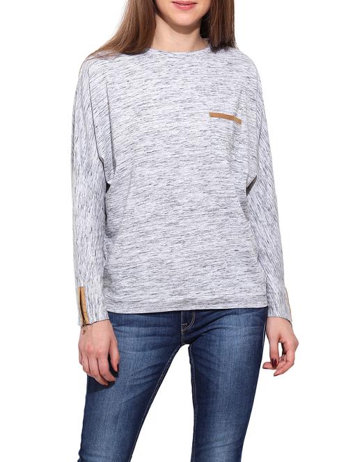grey viscose top - 12802417 - Very Small Image - 1