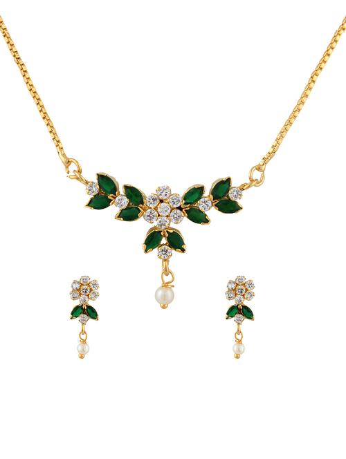 parijaat cz pendant for women - 12802638 - Very Small Image - 1