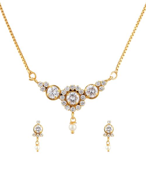 parijaat cz pendant for women - 12802661 - Very Small Image - 1