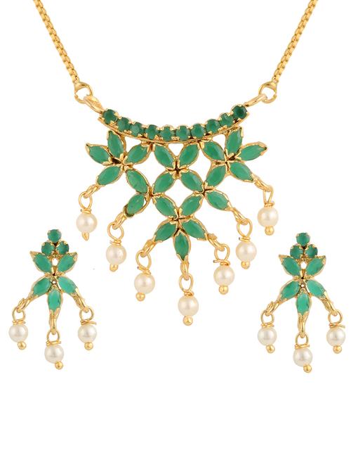 parijaat cz pendant for women - 12802731 - Very Small Image - 1