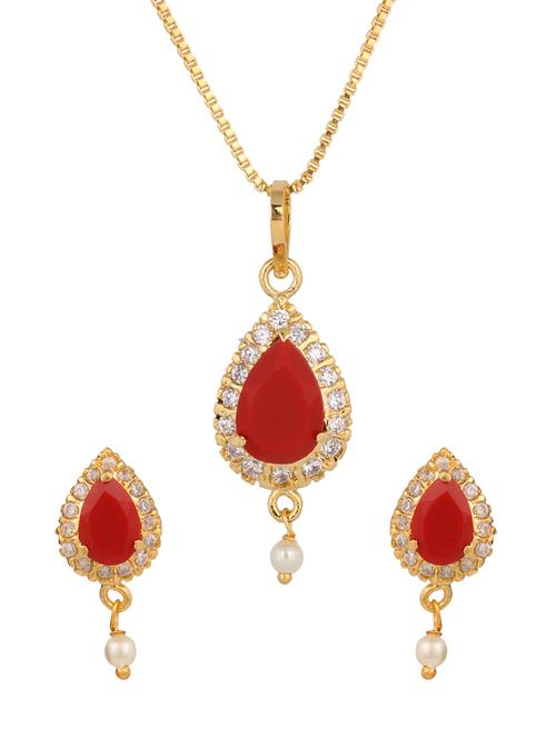 parijaat cz pendant for women - 12802875 - Very Small Image - 1