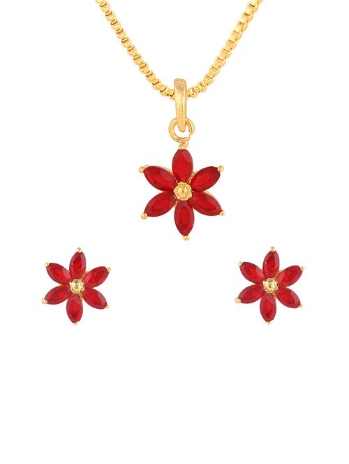 parijaat cz pendant for women - 12802910 - Very Small Image - 1