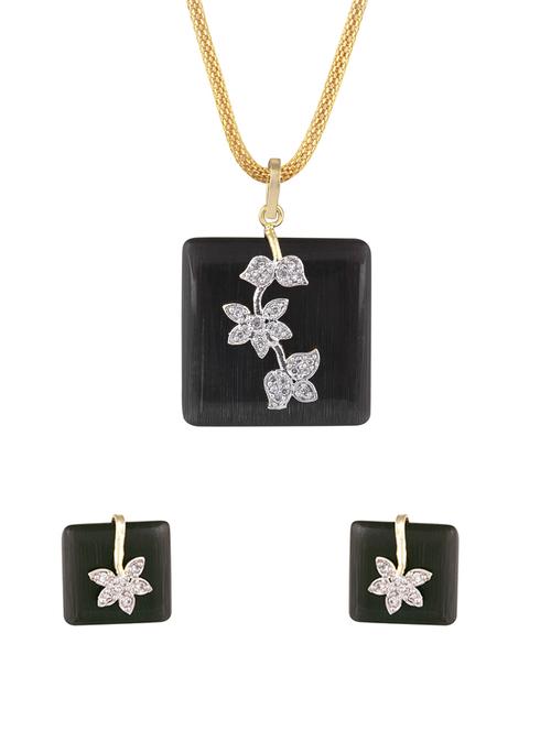 parijaat cz pendant for women - 12803098 - Very Small Image - 1