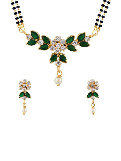 parijaat cz mangalsutra for women - 12803193 - Very Small Image - 1