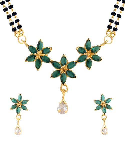 parijaat cz mangalsutra for women - 12803236 - Very Small Image - 1