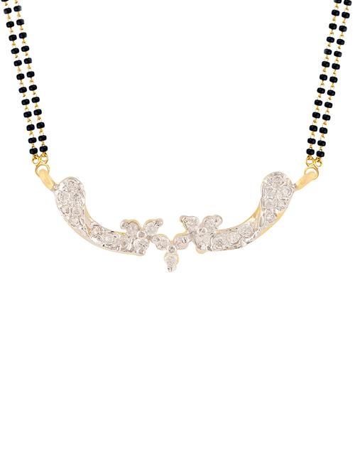 parijaat cz mangalsutra for women - 12803376 - Very Small Image - 1