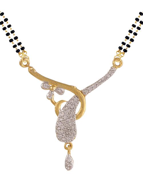 parijaat cz mangalsutra for women - 12803409 - Very Small Image - 1