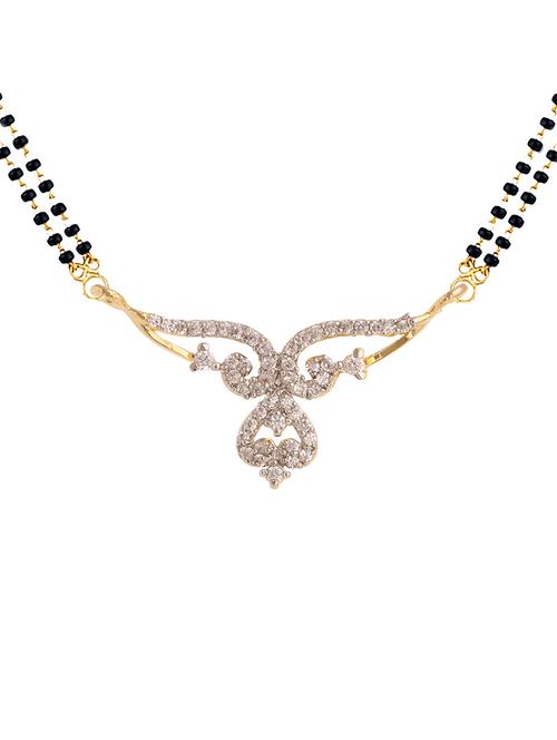 parijaat cz mangalsutra for women - 12803505 - Very Small Image - 1