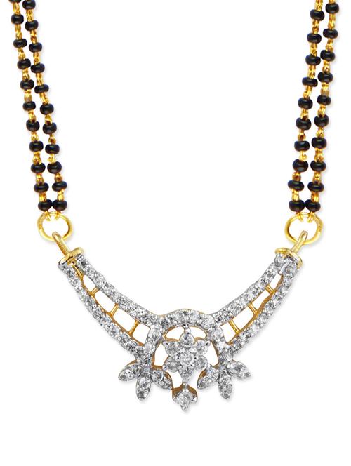 parijaat cz mangalsutra for women - 12803544 - Very Small Image - 1