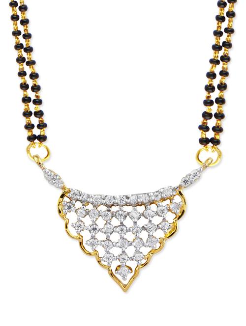 parijaat cz mangalsutra for women - 12803545 - Very Small Image - 1