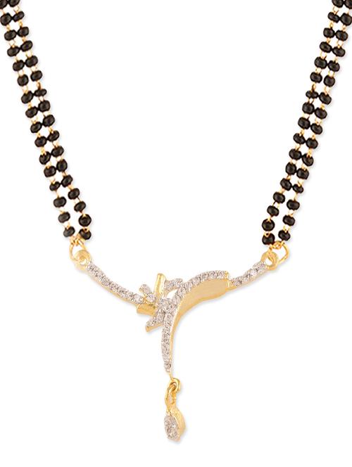 parijaat cz mangalsutra for women - 12803559 - Very Small Image - 1