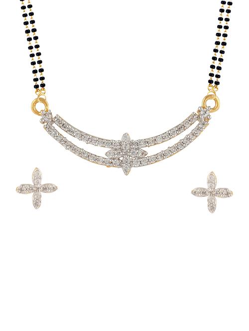 parijaat cz mangalsutra for women - 12803654 - Very Small Image - 1