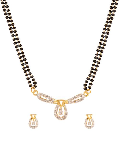 parijaat cz mangalsutra for women - 12803704 - Very Small Image - 1