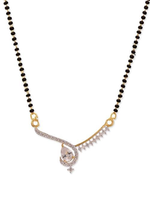 parijaat cz mangalsutra for women - 12803787 - Very Small Image - 1