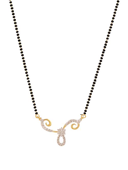 parijaat cz mangalsutra for women - 12803870 - Very Small Image - 1