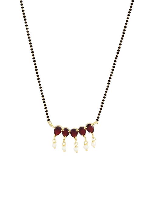 parijaat cz mangalsutra for women - 12803906 - Very Small Image - 1