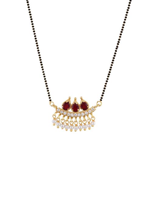 parijaat cz mangalsutra for women - 12803929 - Very Small Image - 1