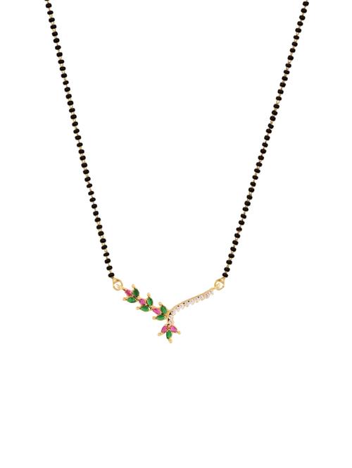 parijaat cz mangalsutra for women - 12804026 - Very Small Image - 1