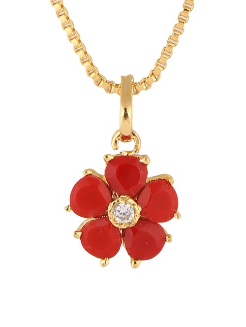 parijaat cz pendant for women - 12804061 - Very Small Image - 1