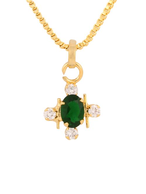 parijaat cz pendant for women - 12804075 - Very Small Image - 1