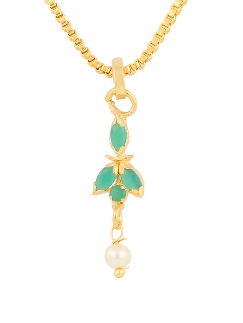 parijaat cz pendant for women - 12804099 - Very Small Image - 1