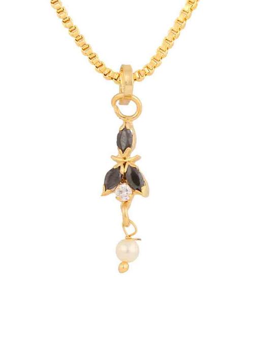 parijaat cz pendant for women - 12804103 - Very Small Image - 1
