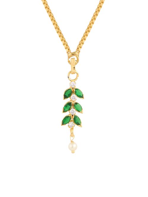 parijaat cz pendant for women - 12804136 - Very Small Image - 1