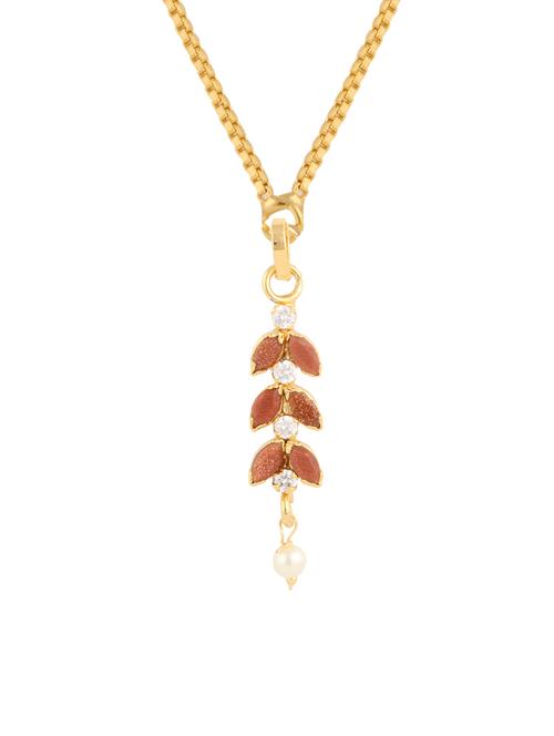 parijaat cz pendant for women - 12804137 - Very Small Image - 1