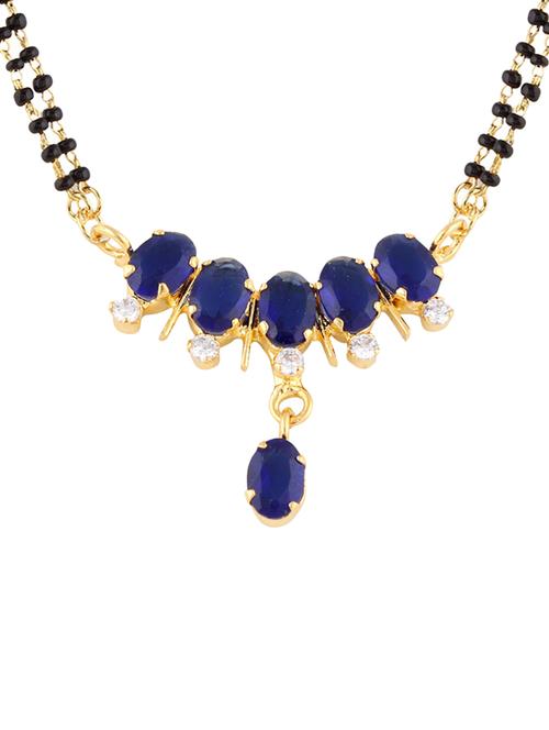 parijaat cz mangalsutra for women - 12804234 - Very Small Image - 1