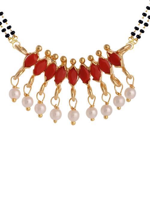 parijaat cz mangalsutra for women - 12804244 - Very Small Image - 1