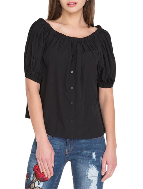 black regular top - 12806389 - Very Small Image - 1