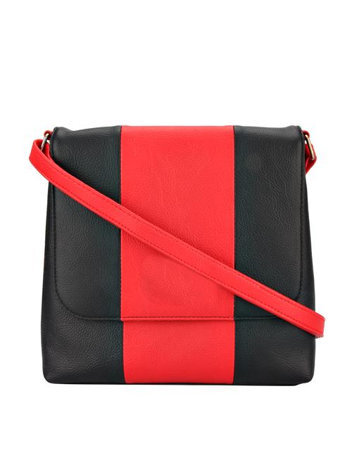 black leatherette (pu) sling bag - 12806779 - Very Small Image - 1