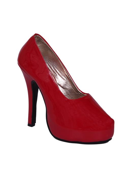 red suede slip on pumps - 12809581 - Very Small Image - 1