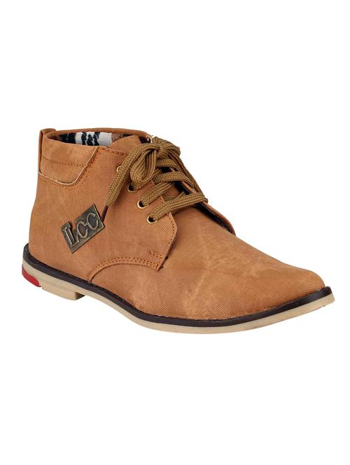 tan lace up low ankle boot - 12809772 - Very Small Image - 1