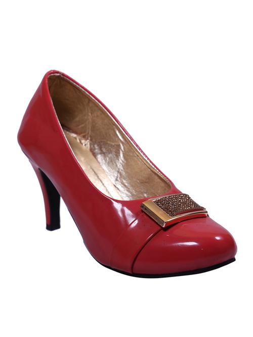 red suede slip on pumps - 12809863 - Very Small Image - 1